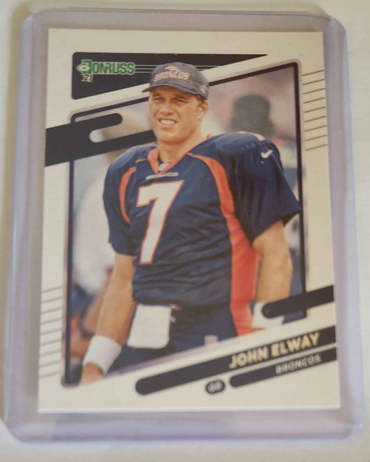 2021 John Elway card, 2021 John Elway Donruss #180 card, 2021 John Elway Panini #180 card, 2021 Denver Broncos John Elway card